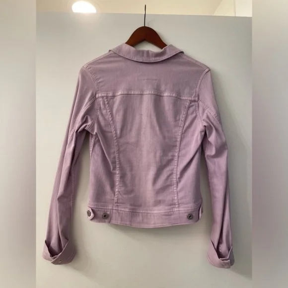 AGOLDE Soft Lavender Denim Jacket β Effortlessly Chic π - Picture 3 of 4
